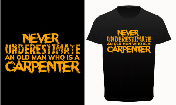 Carpenter Typography Graphic for Crafts & Graphics
