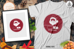 Christmas Loading Santa: Graphics & Print Templates