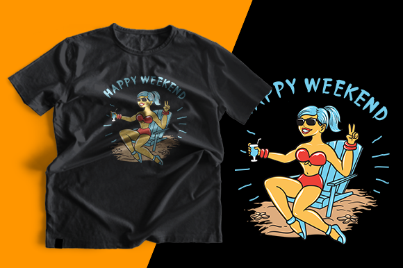 Happy Weekend T-Shirt Design: A Pro Review
