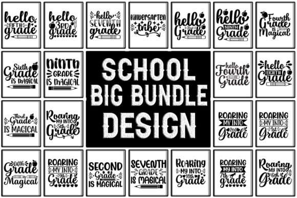 School Big Bundle Design: Graphics & Freebies