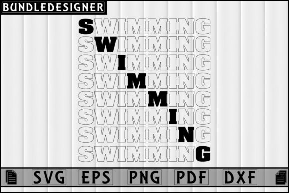 Swimming T-shirt Design Sublimation: Free Graphics