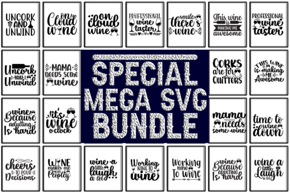 Wine Big Bundle Design: Graphics & Freebies Review